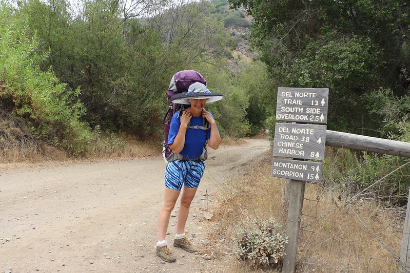 Ready to hike up the Navy Road to the Del Norte Trail