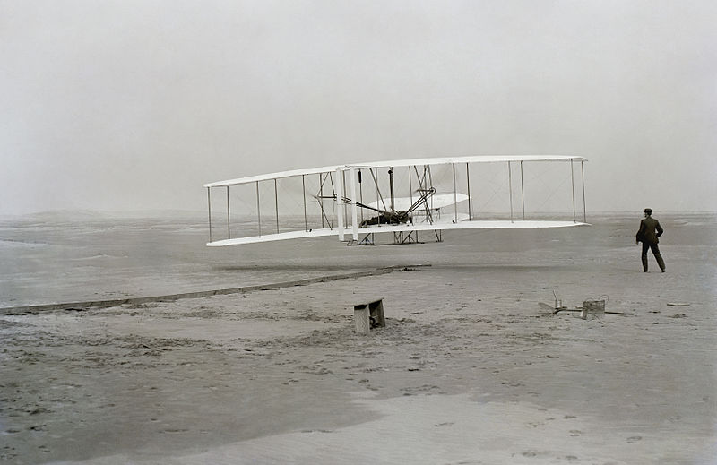 First flight of the Wright Flyer I