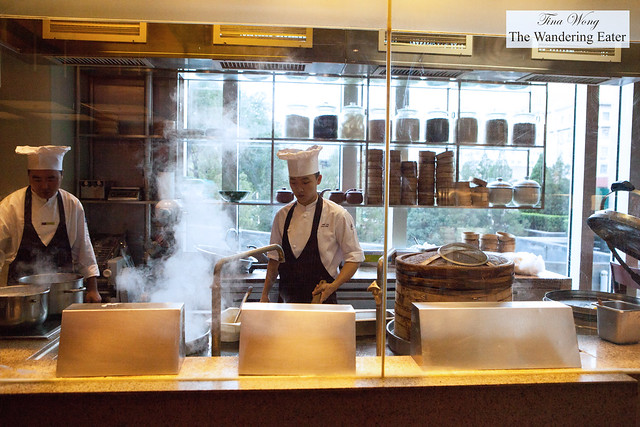 Chefs cooking during the breakfast shift at Made in China