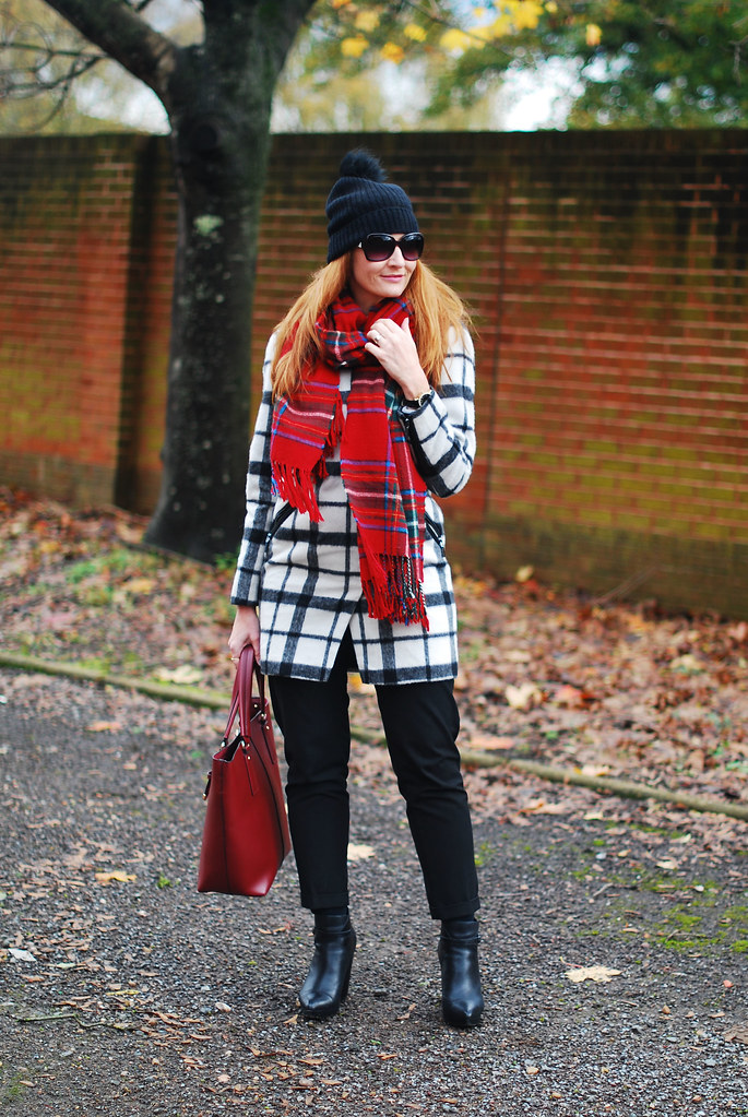 Black, White and Red | Mixed Checks and Tartan for Winter - Not Dressed As  Lamb