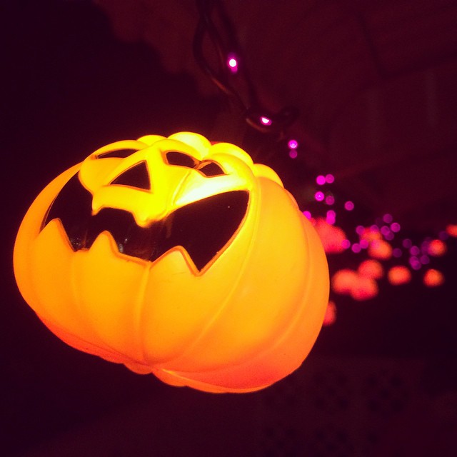 Our #Halloween #pumpkin lights! Fun!