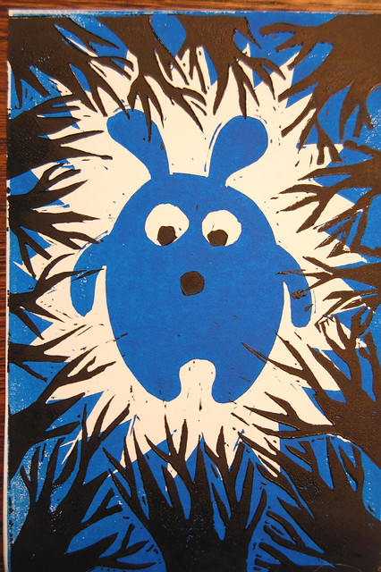 Worried Bunny - Blue - 1