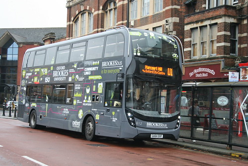 Oxford Bus Company 612 on Route U1, Oxford Station