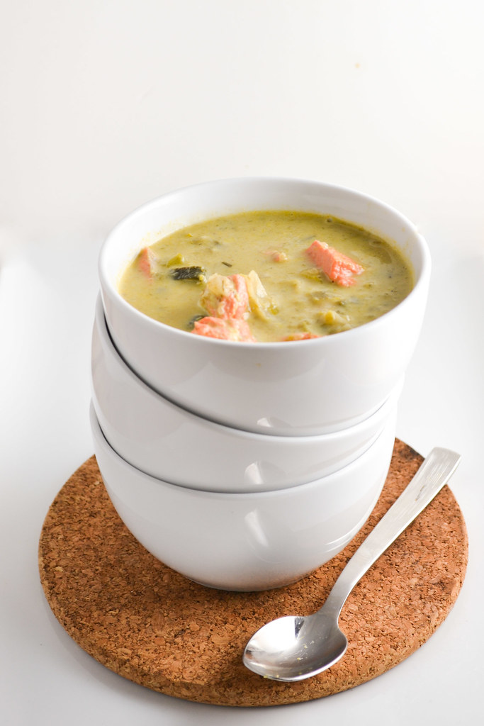 Creamy Salmon and Leek Soup | Things I Made Today