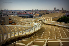 Amazing view from Metropol Parasol - Seville