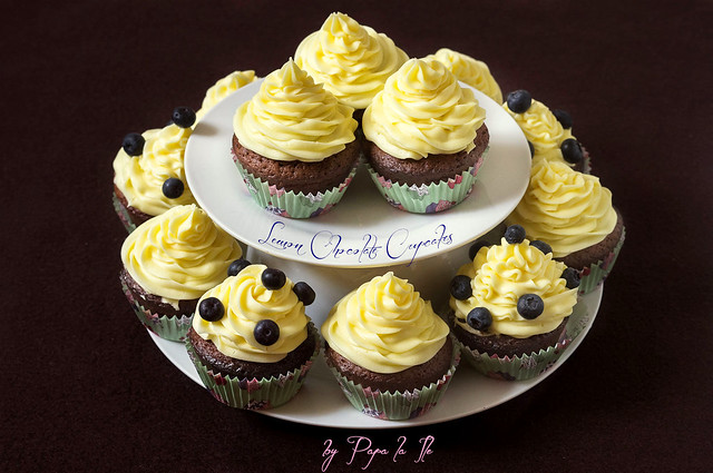 Lemon Chocolate Cupcakes (8)