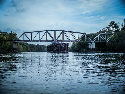 Savannah River from Stokes Bluff with LCU Nov 7, 2014, 4-18 PM Nov 8, 2014, 12-003