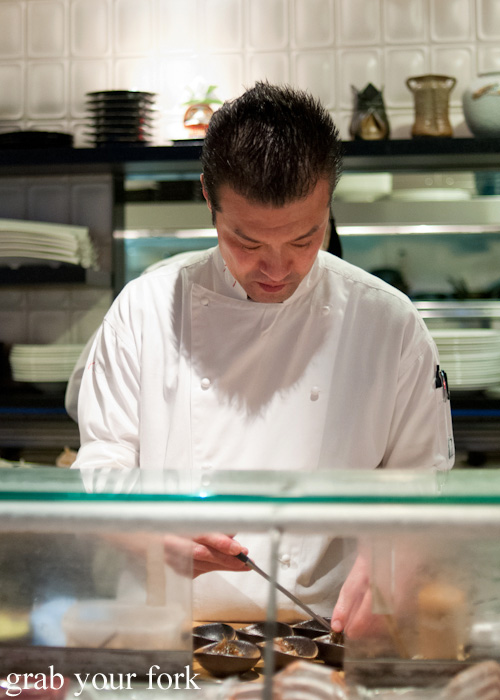 Sushi chef Takashi Sano at Sokyo at The Star, Pyrmont