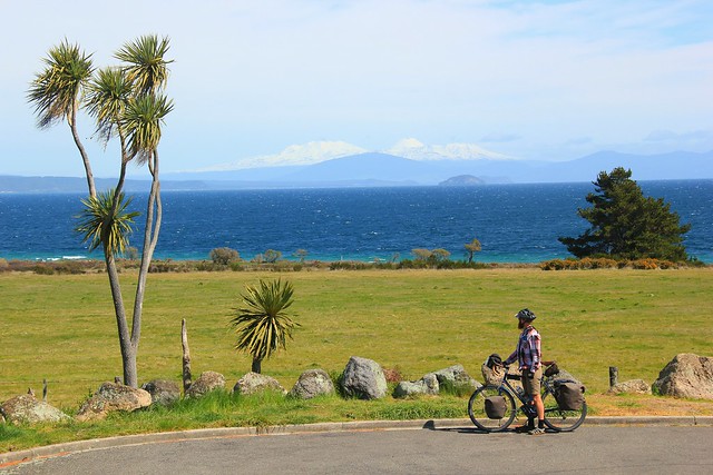 Looking over Lake Taupo