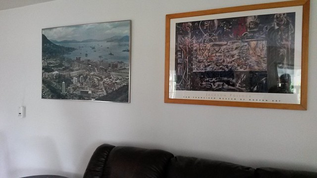 Decor update 2 (I got that picture of Japan on the left for $7.50 at an estate sale yesterday)