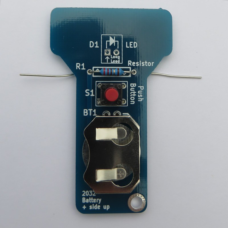 Install the resistor into the PCB