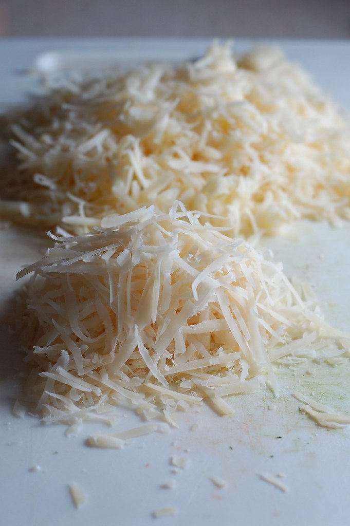 Grated cheddar and Parmesan cheeses by Eve Fox, The Garden of Eating, copyright 2014