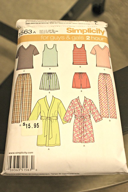 pattern packet for pyjamas