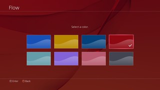 PS4 Background: Red