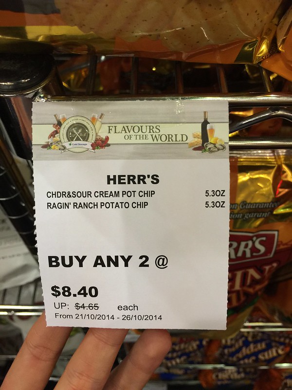 Herr's Chips - Buy Any 2 at S$8.40