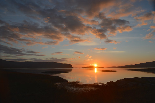 autumn sunset sea sky fall reflections scotland mull d600 lochnakeal