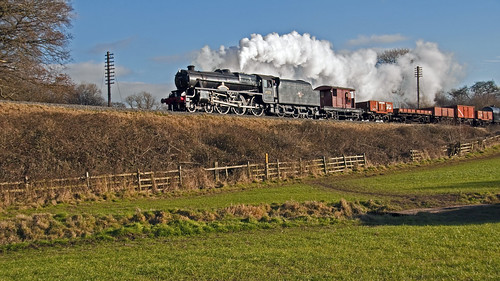 england europe leicestershire unitedkingdom transport steam railways midlands swithland gbr greatcentralrailway 45231 heritagerailways thesherwoodforester lms5mtblackfive