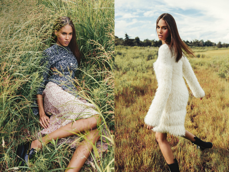 editorial, inspiratie, inspiration, modetrends herfst winter 2014, fall/winter 2014, allure magazine, allure magazine november 2014, oversized knits, editorial knits, white knits, faux fur, knitted suits, fashion blog, fashion is a party, fashionisaparty