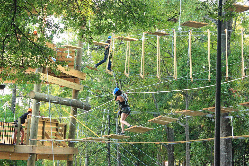 Zipline Obstacle course 2 This is new and it extends from … Flickr