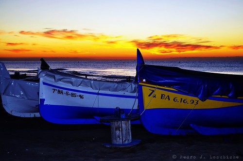 beach sunrise playa amanecer barcas tarragona platja torredembarra barques baixamar tarragonès albada