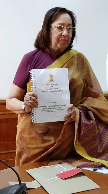 Dr. Najma A Heptulla with Kundu Committee Report