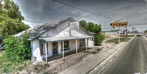 street sign trek google texas view tx clarendon laundromat hdr panamerican coinlaundry rvpark photomatix gsv googlestreetview kevindooley