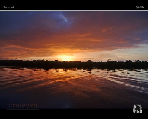 sunset sky sun water clouds reflections river pentax k7 tomraven aravenimage q42014 bullerrivrer