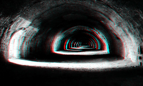 industry 3d industrial hoffmann anaglyph stereo limestone lime kiln craven 3dglasses hoffman yorkshiredales settle lancliffe