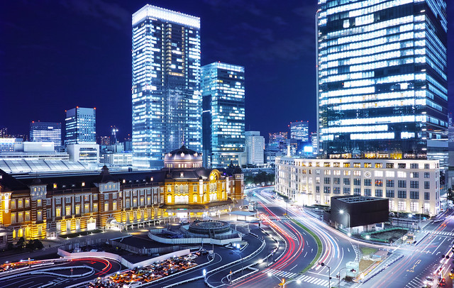 The Tokyo Station from Shin-Marunouchi Building (SIGMA dp1 Quattro)