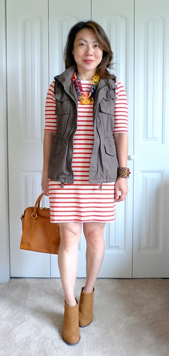 striped dress 3-ways