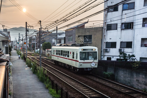 train sunrise geotagged kyoto july 2015 dscrx100