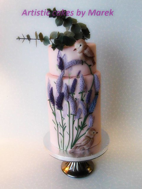 Lavender Cake by Artistic cakes by Marek