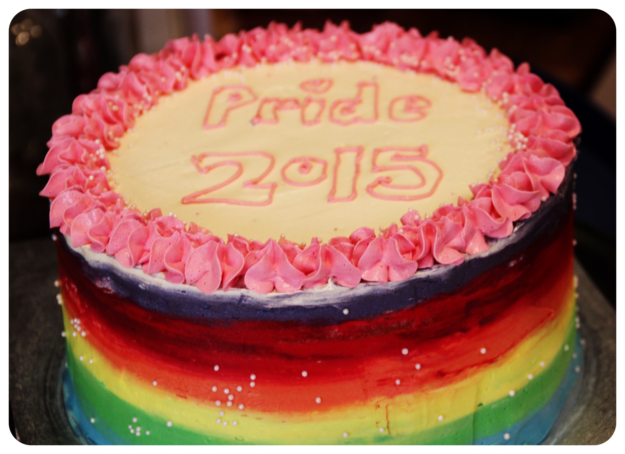 pride cake brighton