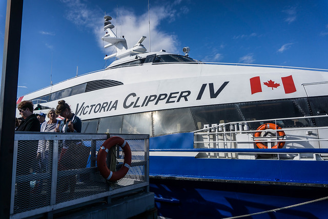 Our ferry - the Victoria Clipper
