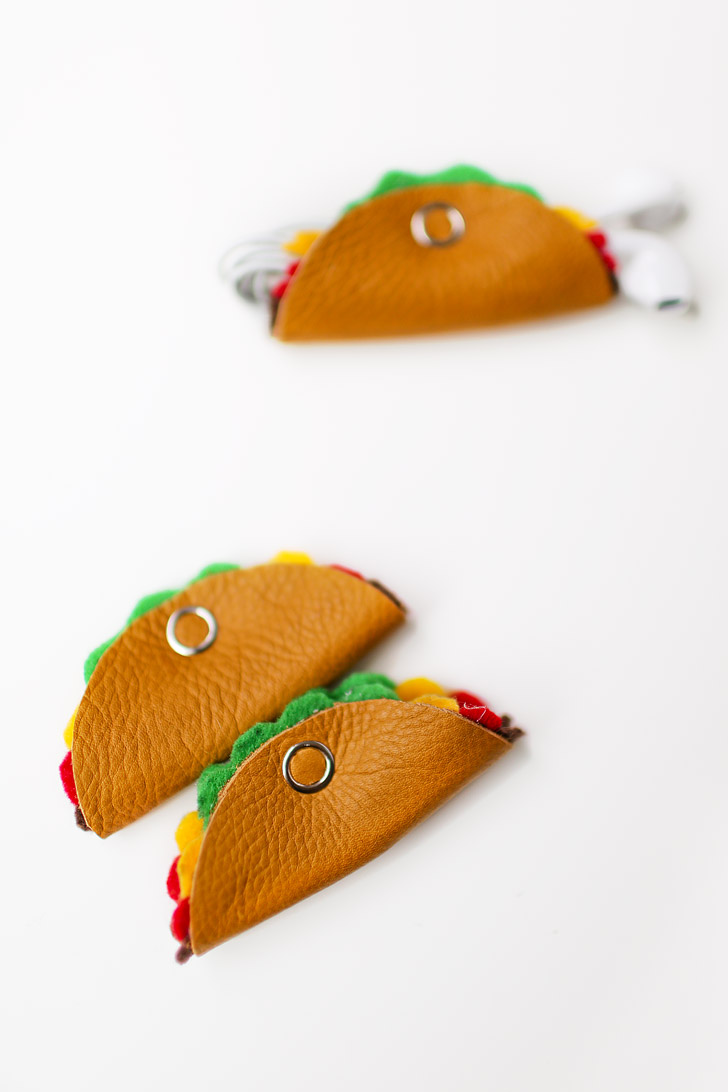 How to Make the Cutest Cord Tacos - DIY Cord Organizer