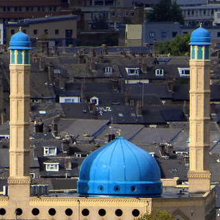 blue domes