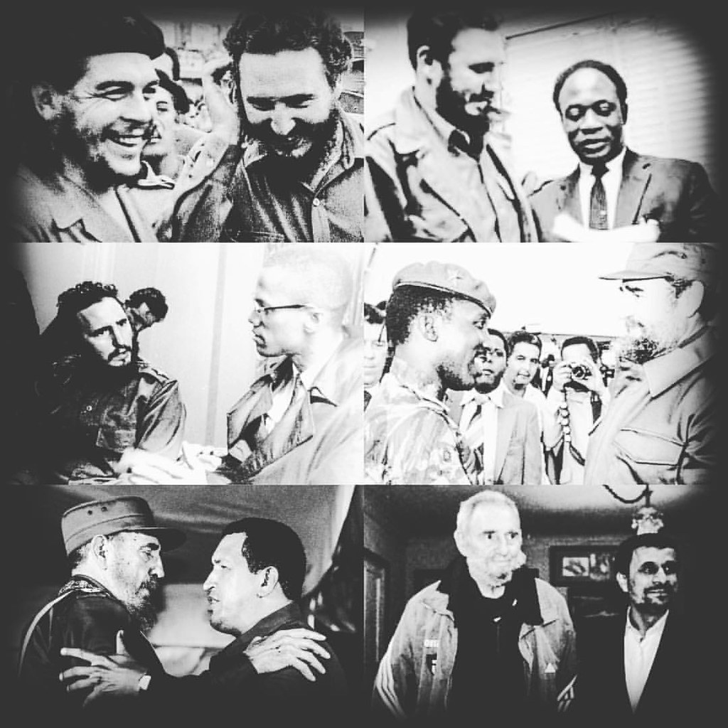 R.I.P #elcomandante  "They talk about the failure of socialism but where is the success of capitalism in Africa, Asia and Latin America?"  #fidelcastro with #cheguevara #kwamenkrumah #malcolmx #thomassankara #hugochavez #ahmadinejad