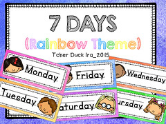 7 Days Rainbow Theme