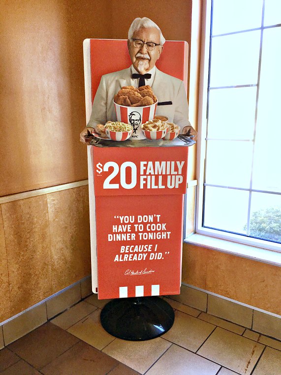 KFC $20 Family Fill Up Meal
