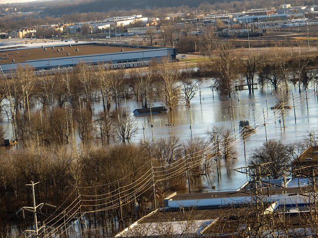 Flooding in Valley Park, Missouri