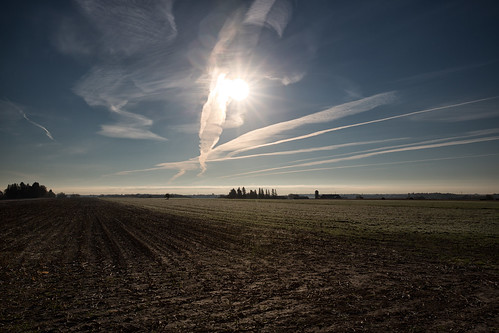 ca sky sun ontario canada field clouds sunrise farm countryroad cirrus vapourtrails centrewellington morningmarkheine
