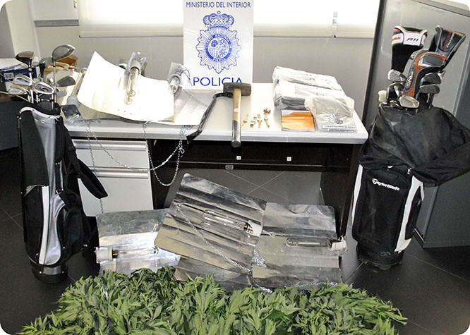Seis detenidos por robar en domicilios y traficar con marihuana