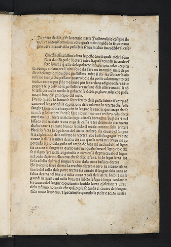 Caption title in Cermisonus, Antonius: Consiglio per preservarsi e sanare della peste