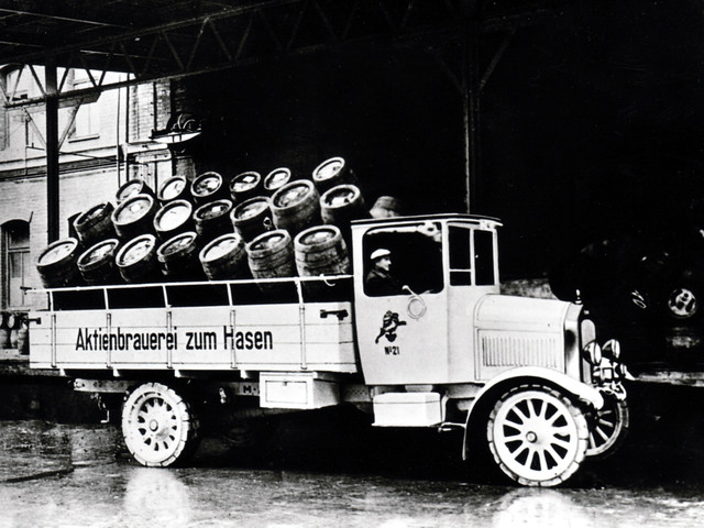 Дизельный грузовик MAN 1920-х гг.