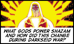 Who are the new gods that power Shazam?