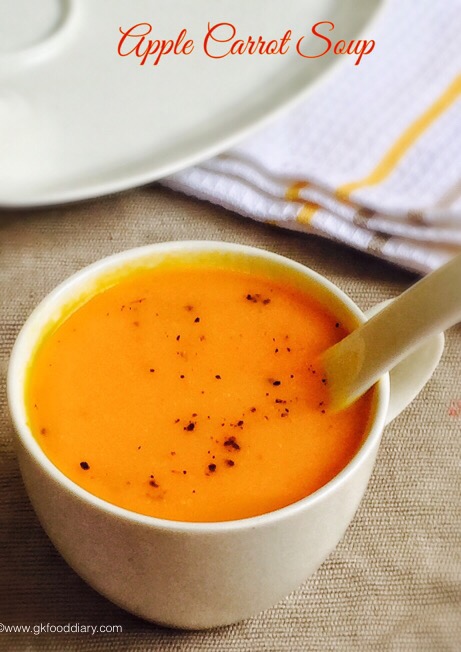 Apple Carrot Soup for Baby 2