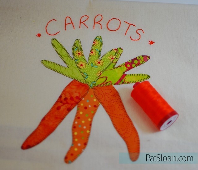 pat sloan stitch carrots