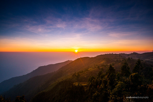morning trees mountain clouds sunrise indonesia volcano climb java heaven hill javanese diengplateau centraljava dieng wonosobo diengvolcanocomplex