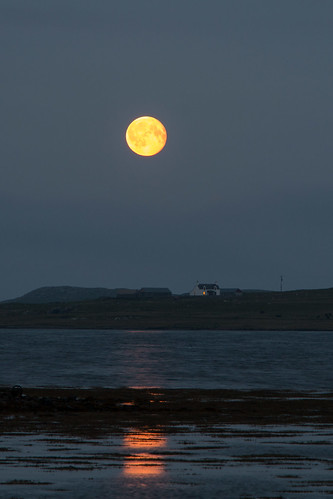 moon baltasound unst shetland scotland unitedkingdom