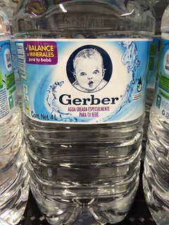 Water created for a baby Gerber